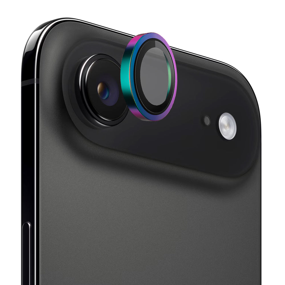Фолио за защита на задната камера Blueo Metal Frame за Apple iPhone 17 Air, Закалено стъкло, Многоцветно