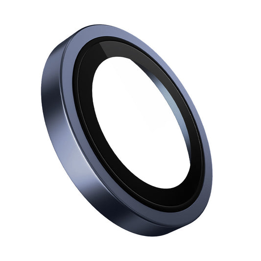 Фолио за защита на задната камера Blueo Metal Frame за Apple iPhone 17 Pro Max / 17 Pro, закалено стъкло, синьо