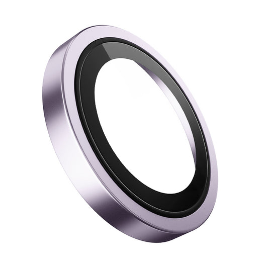 Фолио за защита на задната камера Blueo Metal Frame за Apple iPhone 17, Закалено стъкло, Лилаво