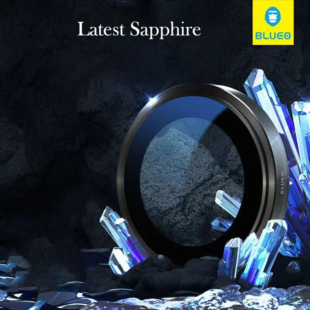 Протектор за задна камера Blueo Sapphire Crystal за Apple iPhone 14 Pro Max / 14 Pro, закалено стъкло, лилав