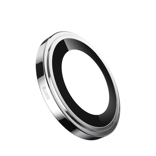 Протектор за задна камера Blueo Sapphire Crystal за Apple iPhone 16 Pro Max / 16 Pro, закалено стъкло, сребрист