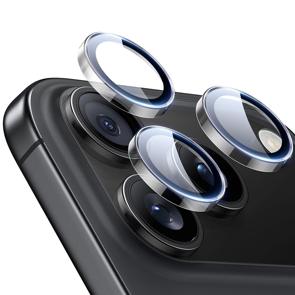 Защитно фолио ESR Armorite за задна камера за Apple iPhone 17 Pro Max / 17 Pro / 16 Pro Max / 16 Pro, Закалено стъкло, Прозрачно