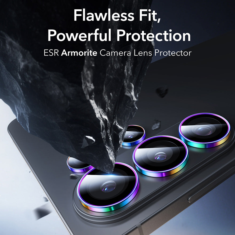 Фолио за защита на задната камера ESR Armorite за Samsung Galaxy S26 Ultra S948, закалено стъкло, многоцветно