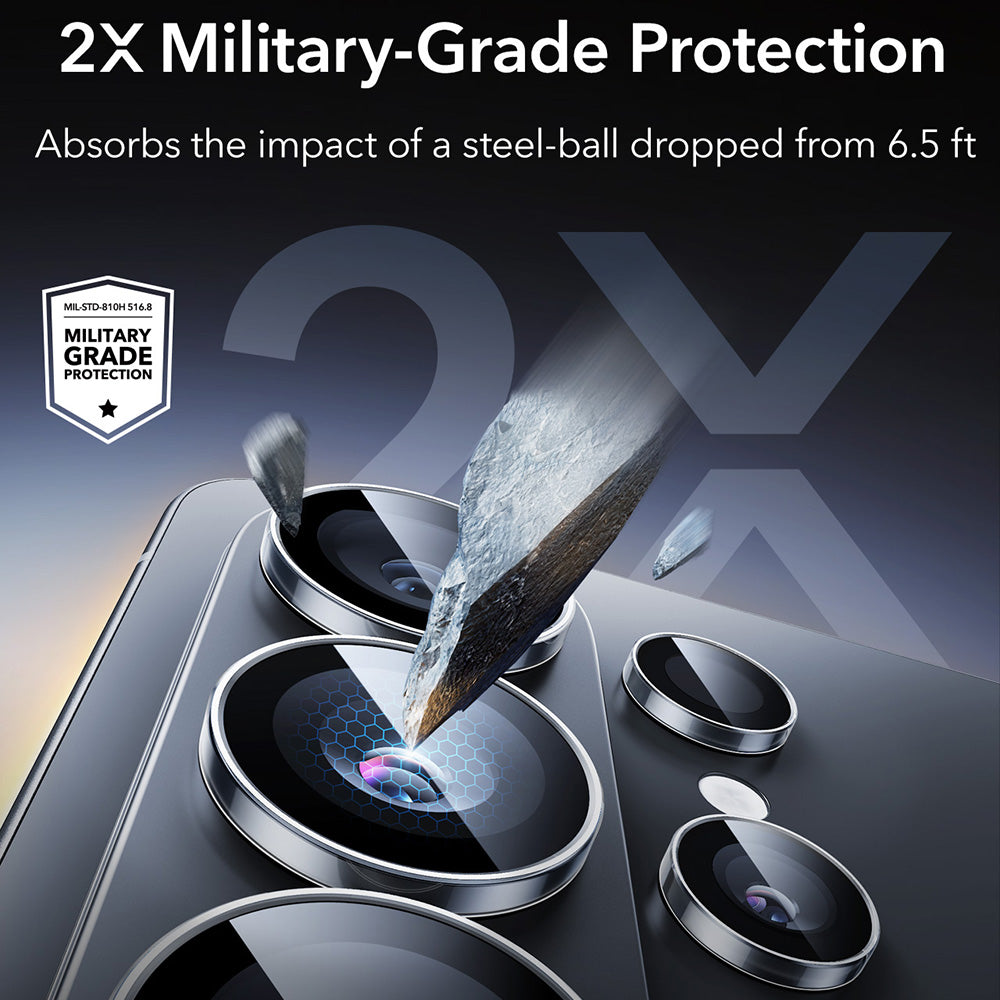 Фолио за защита на задната камера ESR Armorite за Samsung Galaxy S26 Ultra S948, закалено стъкло, прозрачно