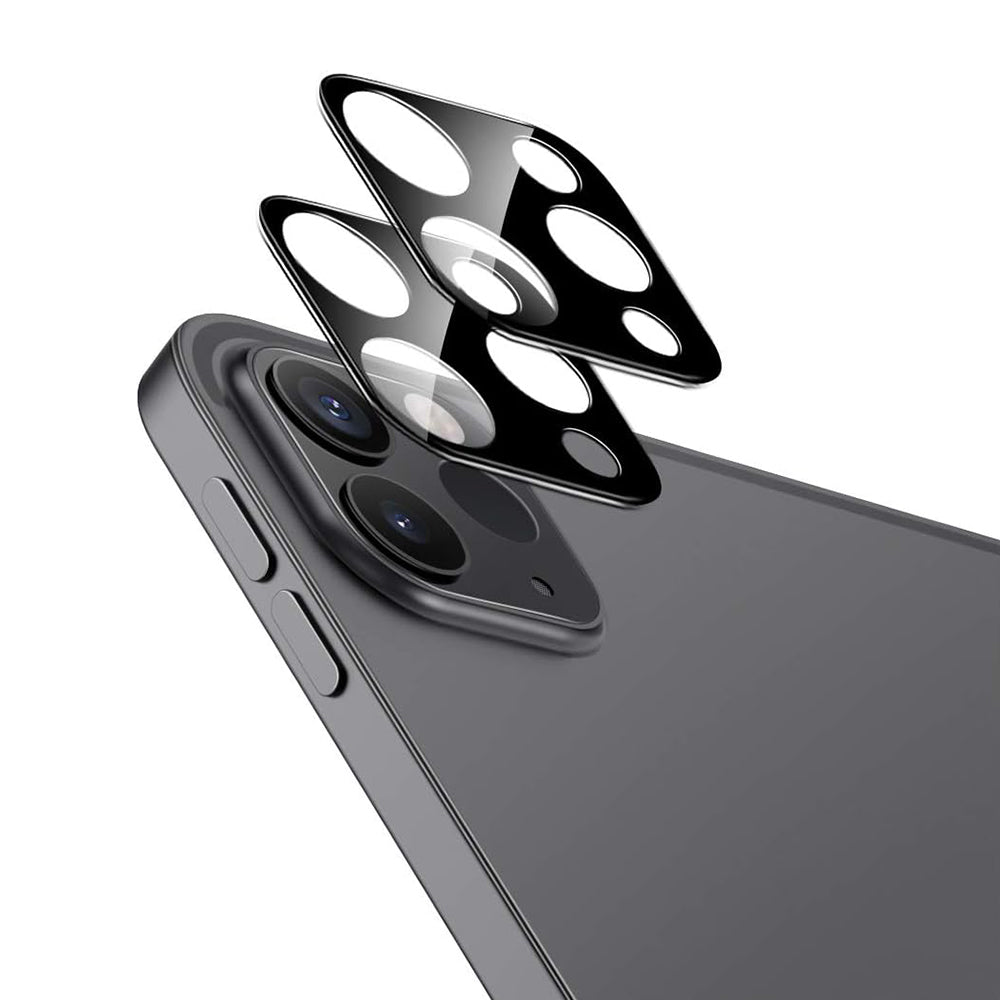Защитно фолио за задна камера ESR за Apple iPad Pro 13 (2024) / Pro 11 (2022) / Pro 12.9 (2022), Закалено стъкло, Комплект от 2 броя, Черно