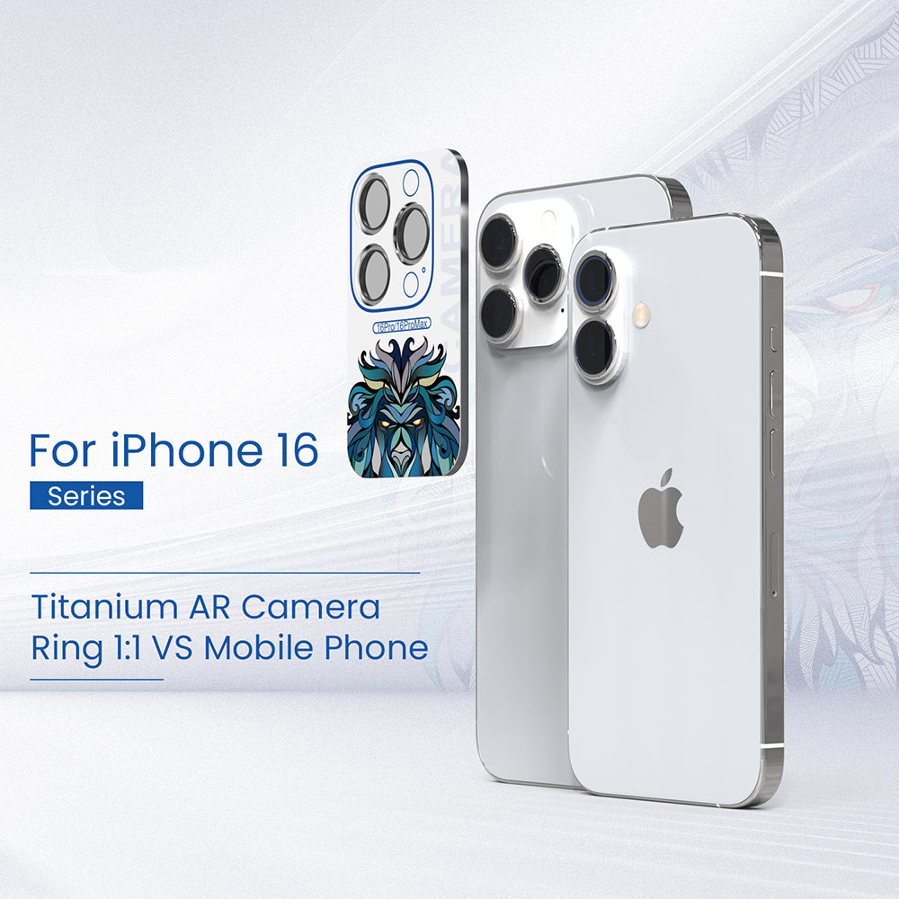Протектор за задна камера Lito S+ за Apple iPhone 16 Pro Max / 16 Pro, закалено стъкло, метално сиво