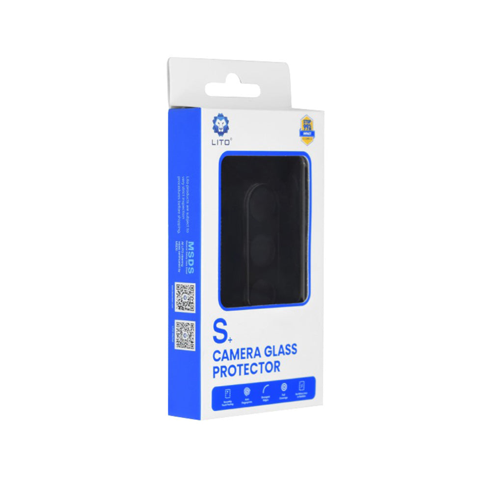 Протектор за задна камера Lito S+ за Samsung Galaxy S24+ S926, закалено стъкло, черен