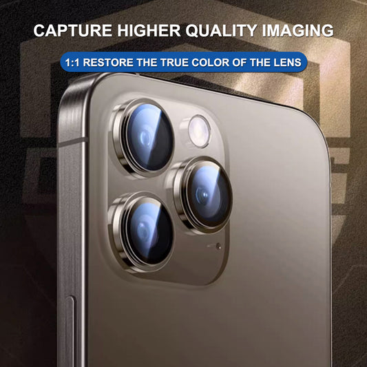 Защитно фолио Lito Titanium AR за задна камера за Apple iPhone 17 Air, закалено стъкло, синьо