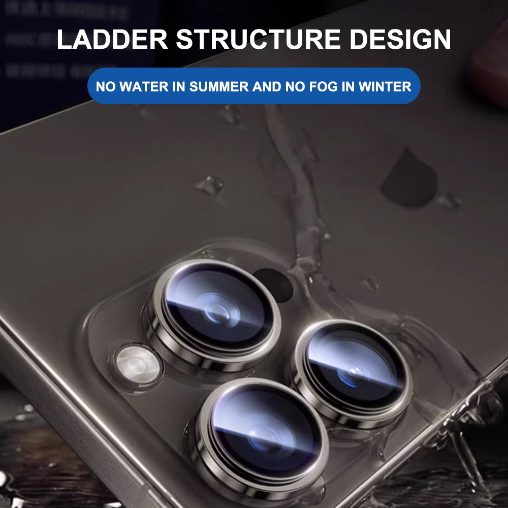 Rear Camera Protection Film Lito Titanium AR for Apple iPhone 17 Air, Tempered Glass, Blue