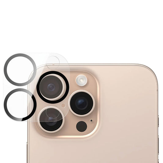 Защитно фолио за задна камера PanzerGlass PicturePerfect за Apple iPhone 16 Pro Max / 16 Pro, закалено стъкло, прозрачно.