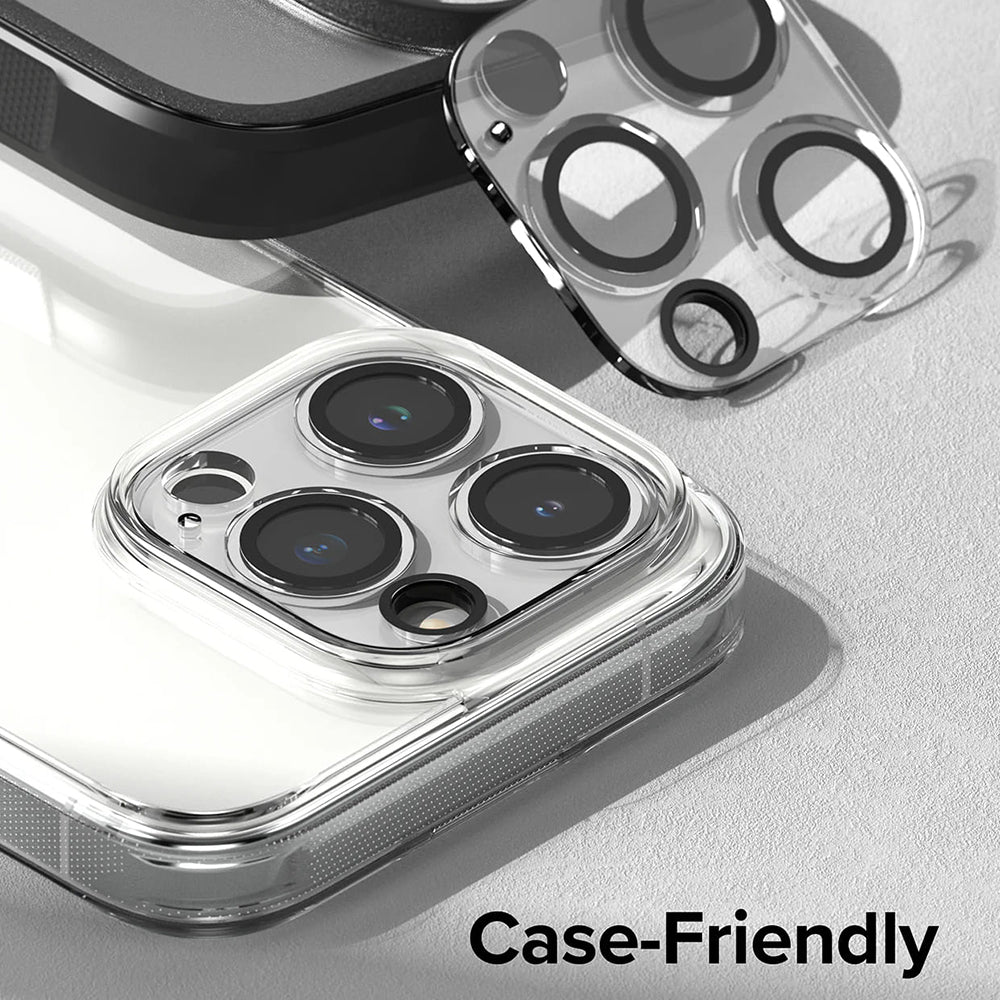 Протектор за задна камера Ringke за Apple iPhone 15 Pro, закалено стъкло, комплект от 2 броя, прозрачен