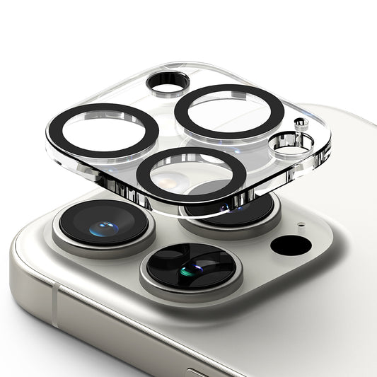 Защитно фолио за задна камера Ringke за Apple iPhone 16 Pro Max / 16 Pro, закалено стъкло, комплект от 2 броя, прозрачно