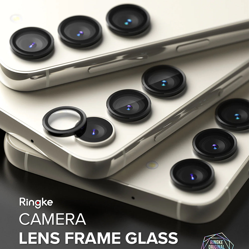 Фолио за защита на задната камера Ringke за Samsung Galaxy S23+ S916 / S23 S911, закалено стъкло, черно