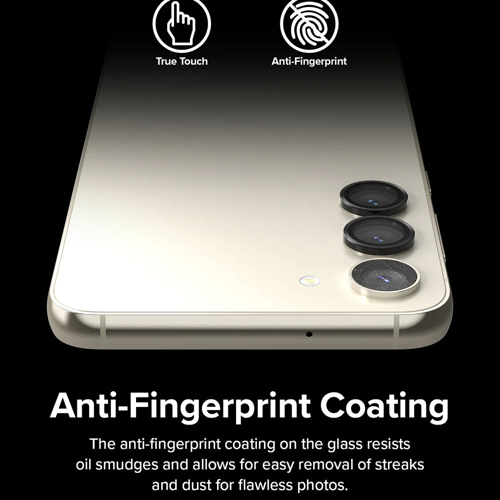 Фолио за защита на задната камера Ringke за Samsung Galaxy S23+ S916 / S23 S911, закалено стъкло, черно