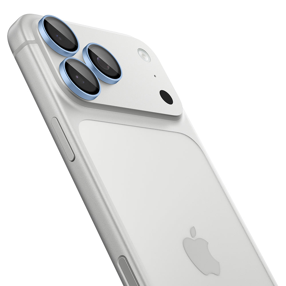 Протектор за задна камера Spigen GlastR EZ FIT Optik Pro за Apple iPhone 18 Pro / 18 Pro Max, закалено стъкло, комплект 2 броя, син AGL12045
