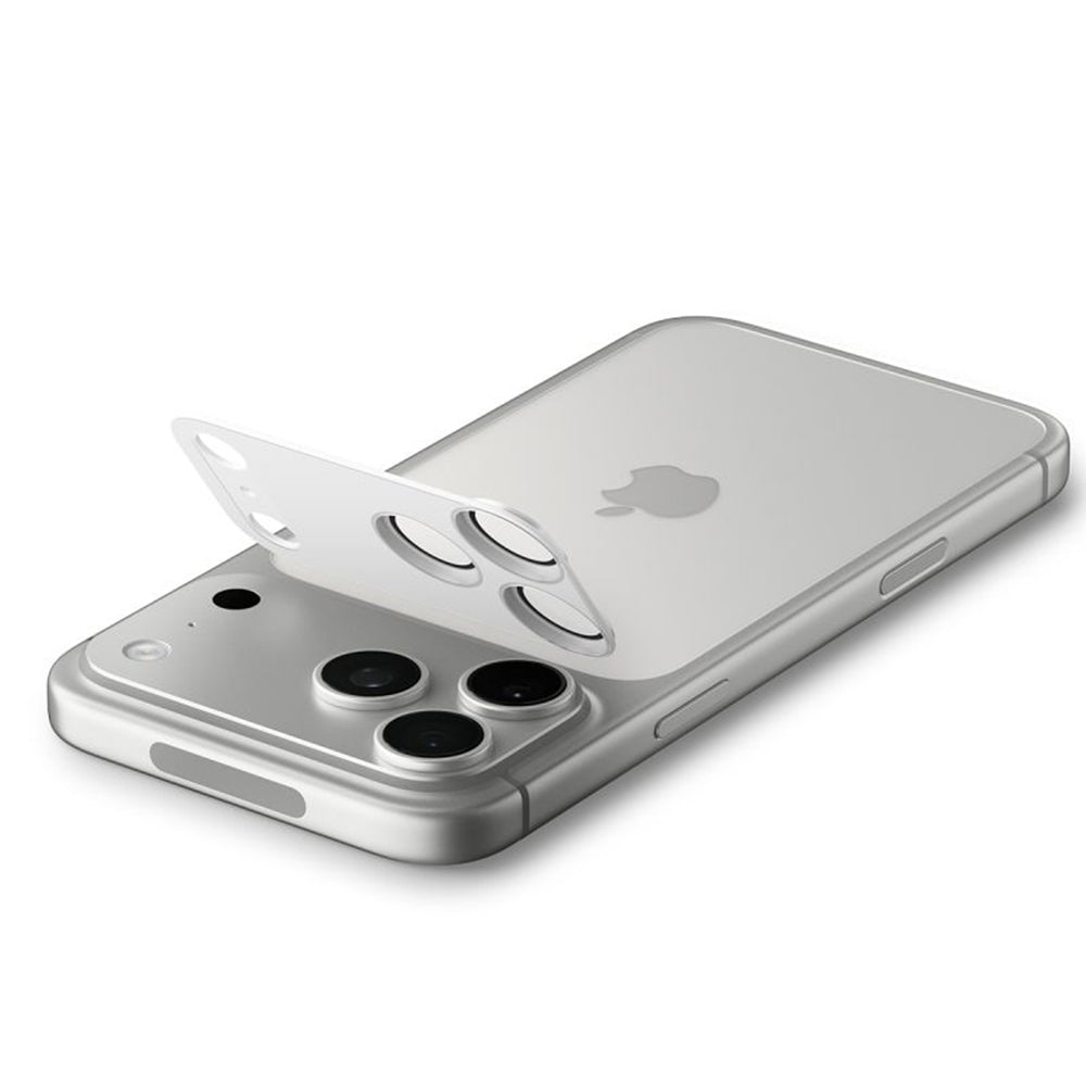Фолио за защита на задната камера Spigen GlastR EZ FIT Optik Pro XL за Apple iPhone 17 Pro Max, закалено стъкло, сребристо AGL10652
