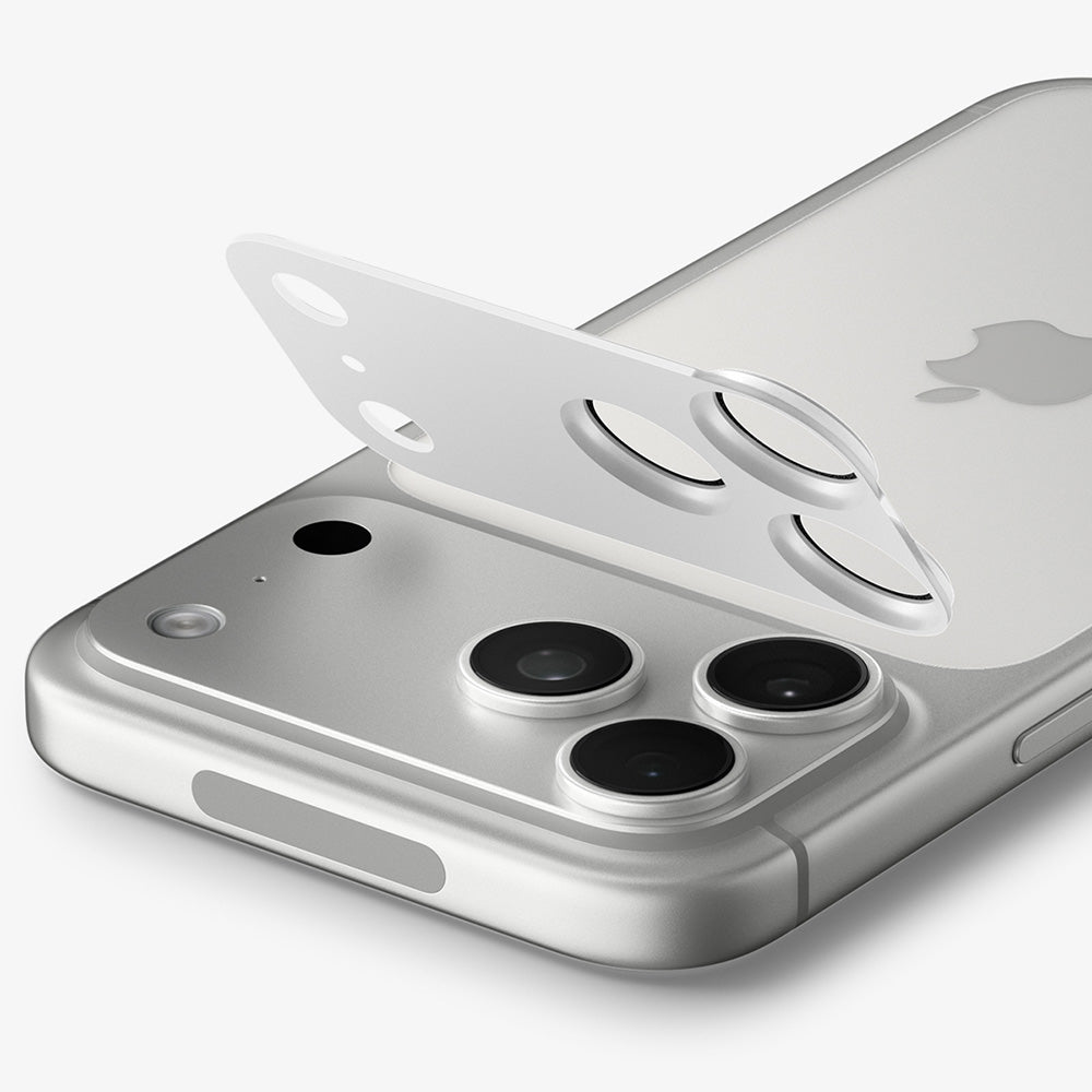 Протектор за задна камера Spigen GlastR EZ FIT Optik Pro XL за Apple iPhone 18 Pro, закалено стъкло, сребрист AGL12038