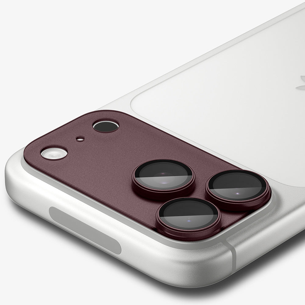 Защитно фолио за задна камера Spigen GlastR EZ FIT Optik Pro XL за Apple iPhone 18 Pro, закалено стъкло, бордо AGL12036