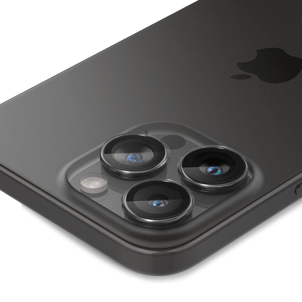 Фолио за защита на задната камера Spigen GlastR EZ FIT Optik Pro за Apple iPhone 17 Pro Max / 17 Pro, Закалено стъкло, Комплект 2 броя, Прозрачно