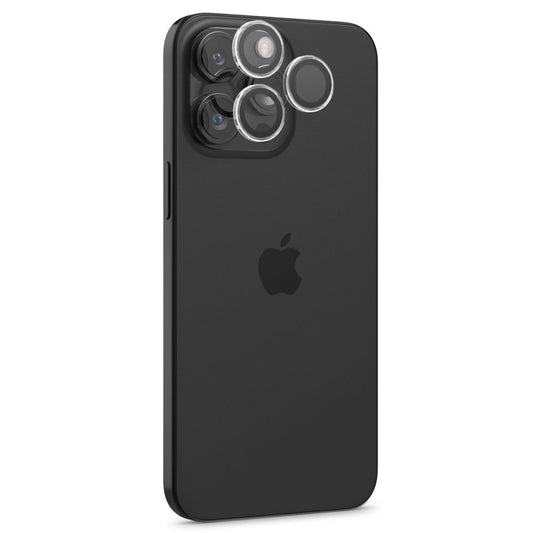 Фолио за защита на задната камера Spigen GlastR EZ FIT Optik Pro за Apple iPhone 17 Pro Max / 17 Pro, Закалено стъкло, Комплект 2 броя, Прозрачно
