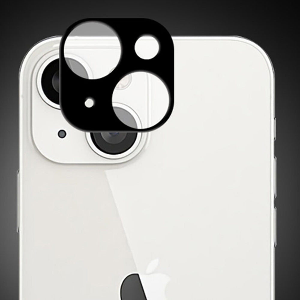 Протектор за задна камера Techsuit за Apple iPhone 13 mini / 13, закалено стъкло, черен
