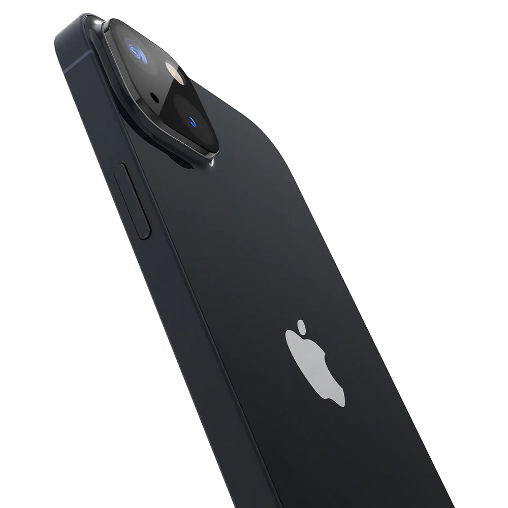 Протектор за задна камера Techsuit за Apple iPhone 14 Plus / 14, закалено стъкло, черен