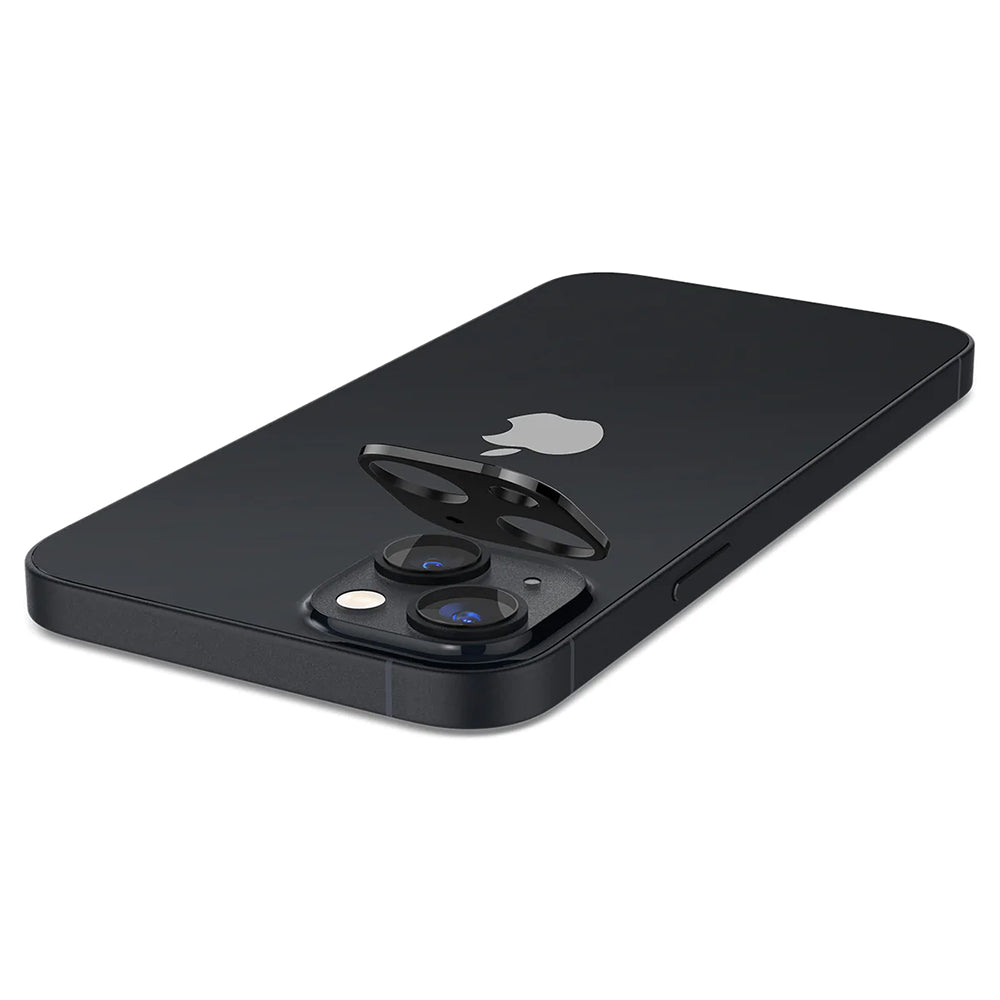 Протектор за задна камера Techsuit за Apple iPhone 14 Plus / 14, закалено стъкло, черен