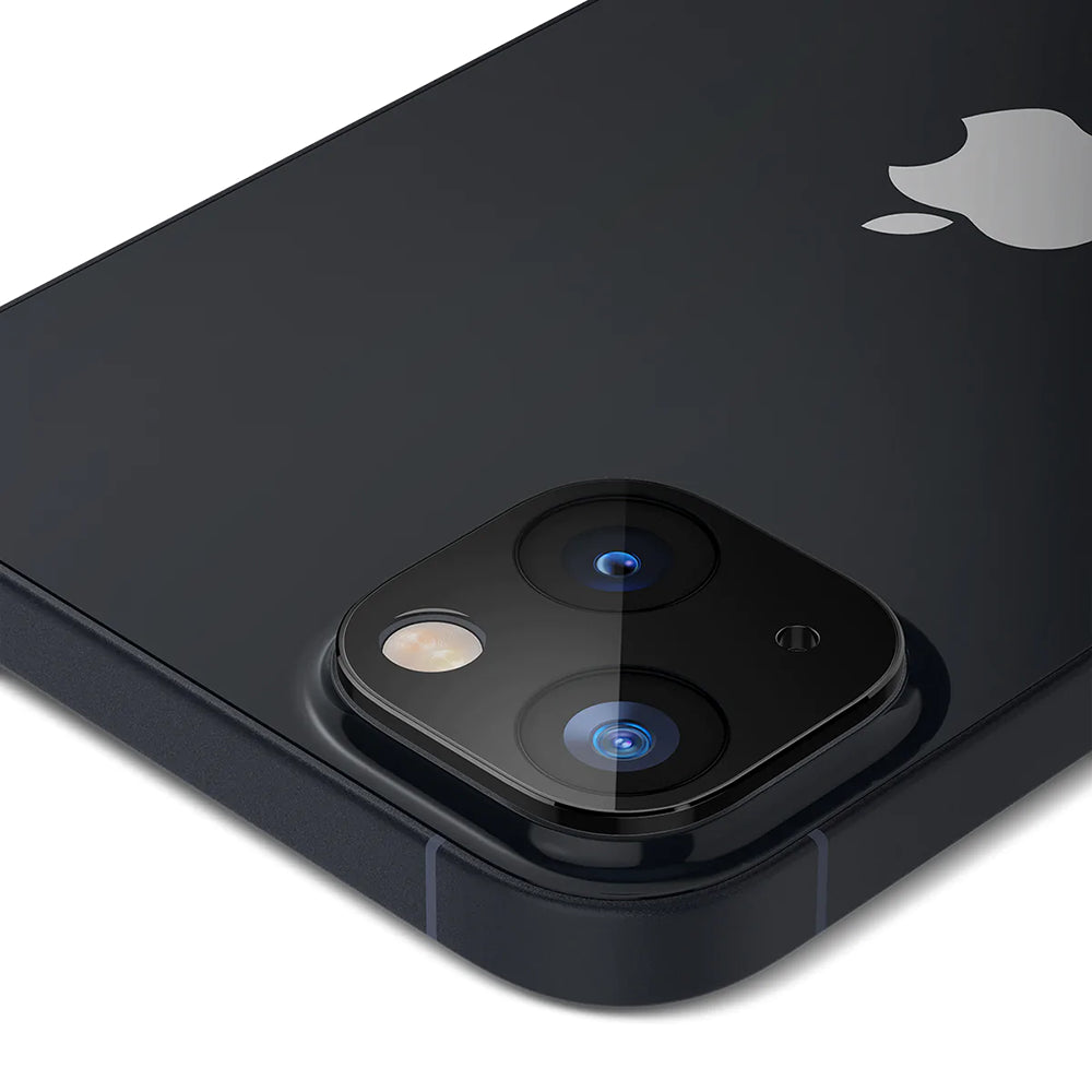 Протектор за задна камера Techsuit за Apple iPhone 14 Plus / 14, закалено стъкло, черен