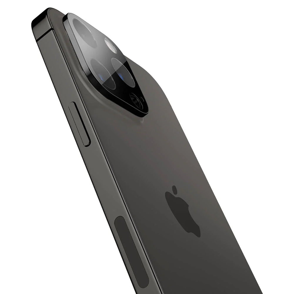 Протектор за задна камера Techsuit за Apple iPhone 14 Pro Max / 14 Pro, закалено стъкло, черен