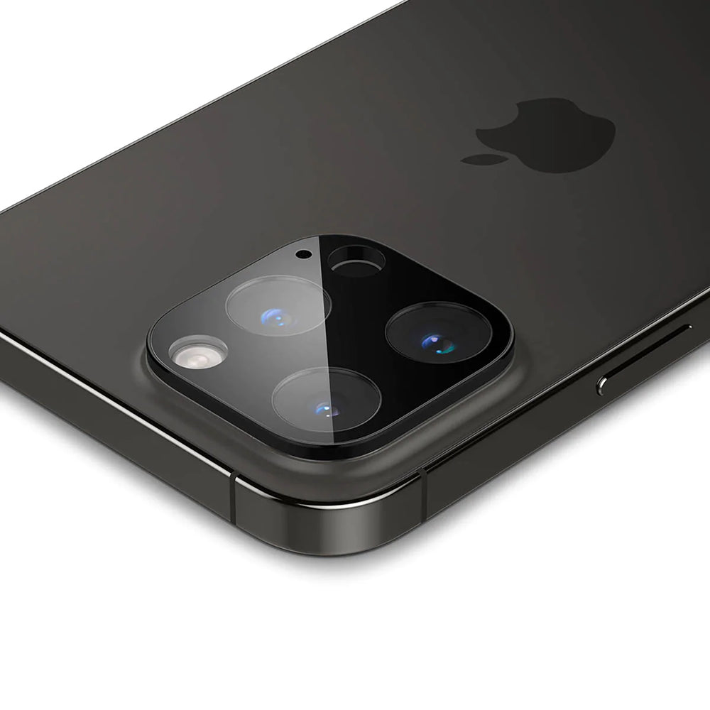 Протектор за задна камера Techsuit за Apple iPhone 14 Pro Max / 14 Pro, закалено стъкло, черен