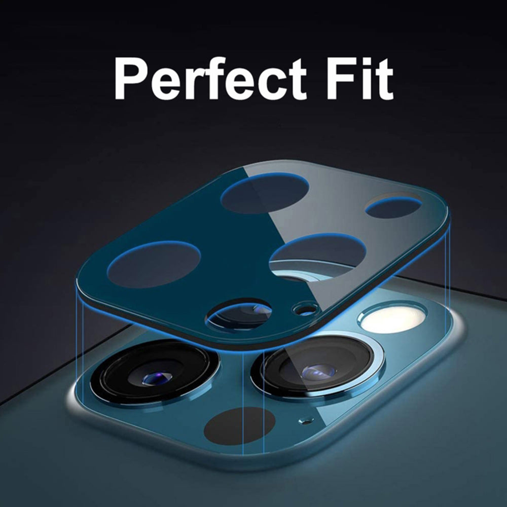 Протектор за задна камера Techsuit за Apple iPhone 17 Pro Max, закалено стъкло, оранжев