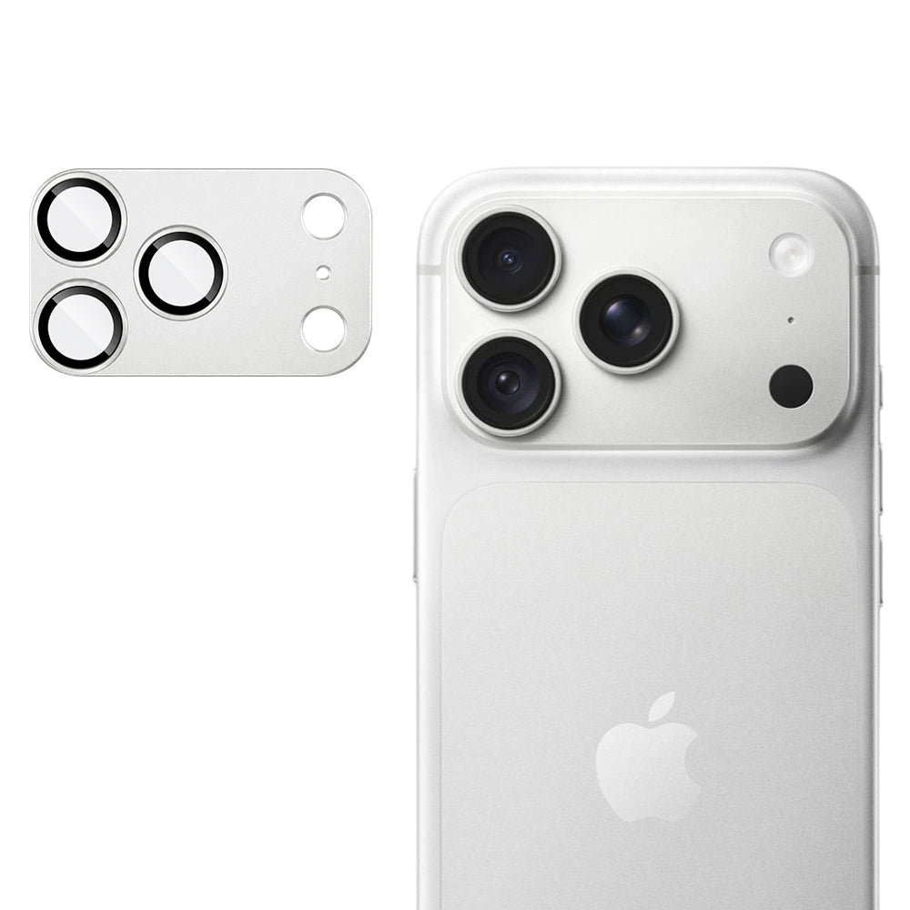 Защитно фолио за задната камера Techsuit за Apple iPhone 18 Pro Max, закалено стъкло, сребристо