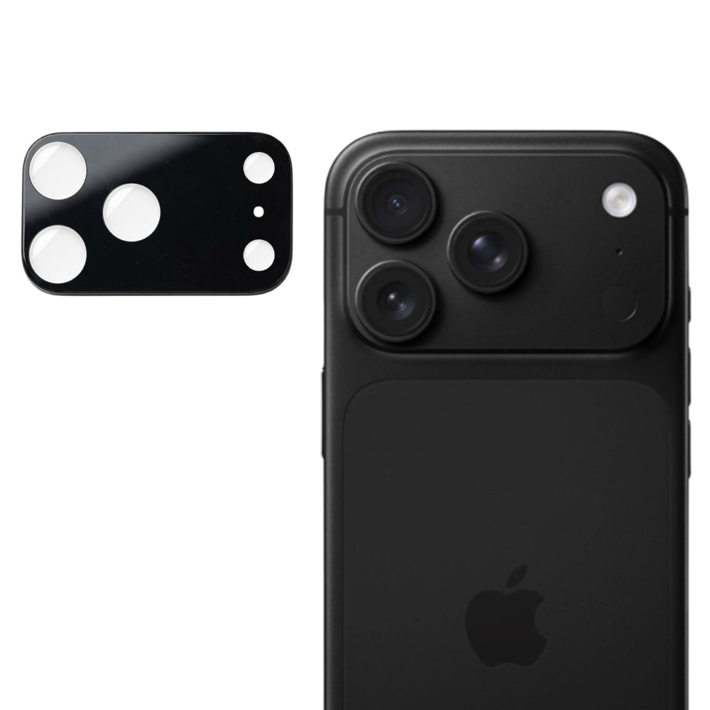 Протектор за задна камера Techsuit за Apple iPhone 18 Pro Max, закалено стъкло, черен