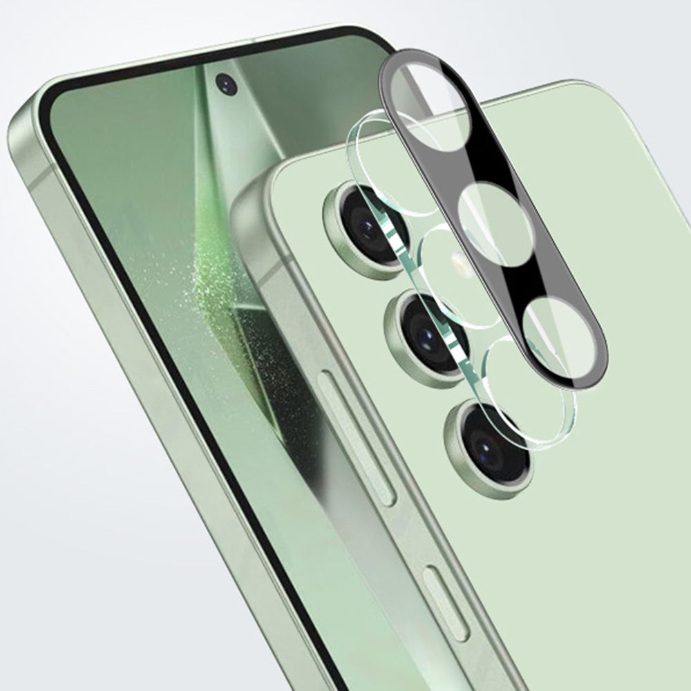 Протектор за задна камера Techsuit за Samsung Galaxy S24 FE S721, закалено стъкло, черен