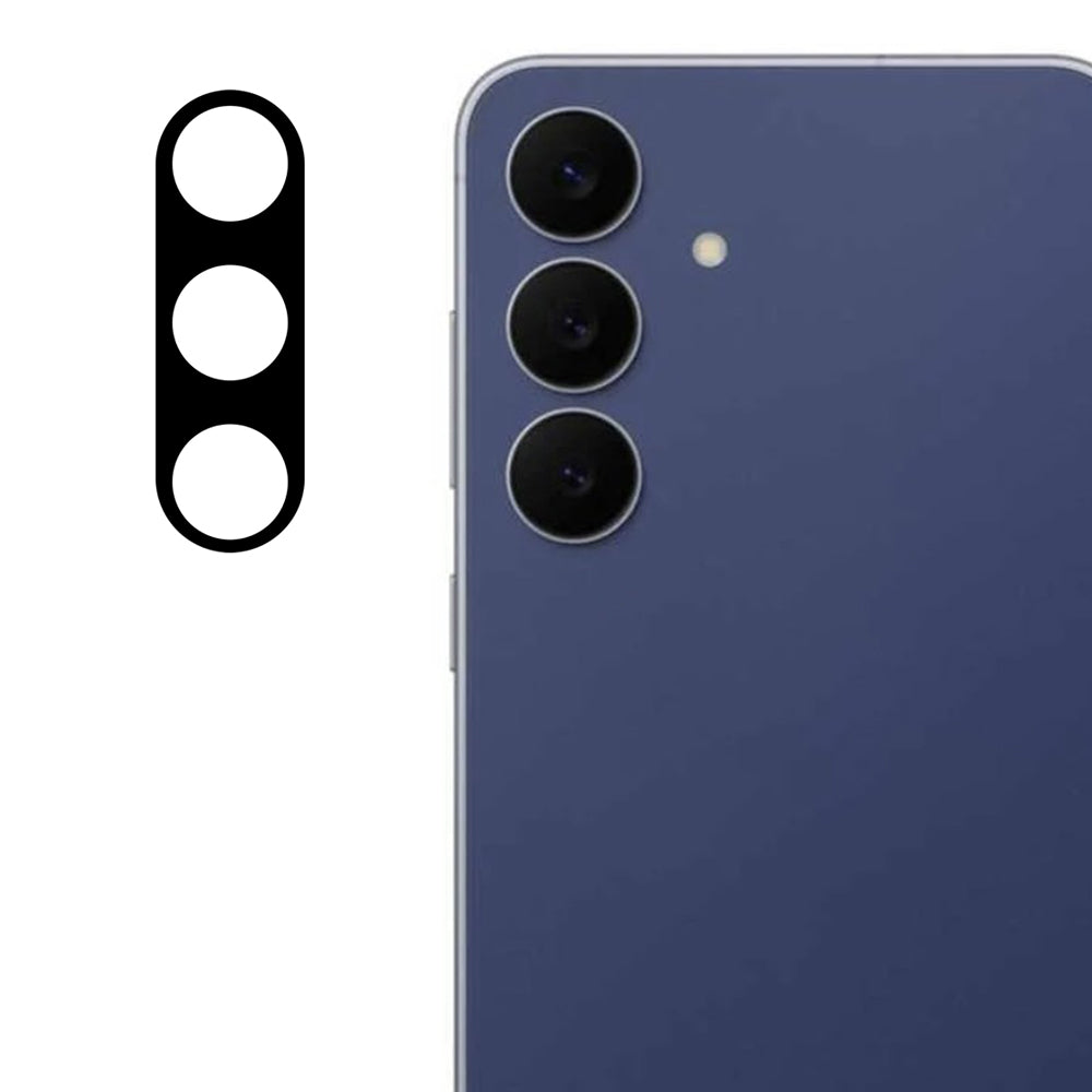 Протектор за задна камера Techsuit за Samsung Galaxy S25 FE, закалено стъкло, черен
