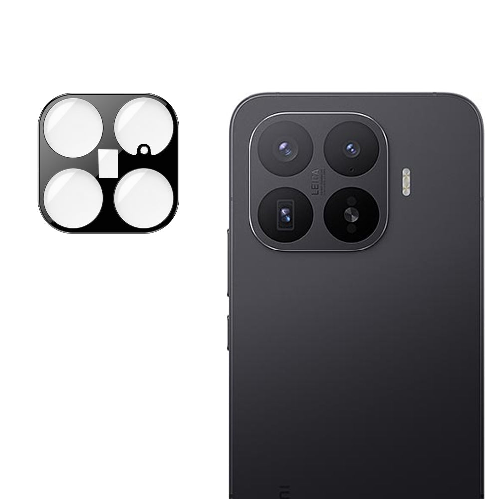 Протектор за задна камера Techsuit за Xiaomi 17T Pro, закалено стъкло, черен