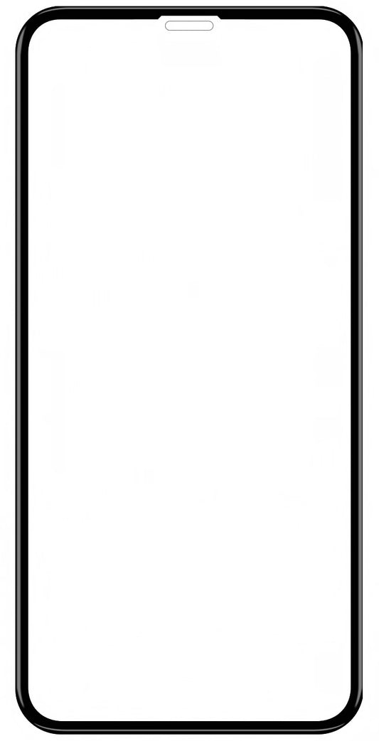 Veason Screen Protector за Apple iPhone 11/XR, Стъклена защита, пълно залепване, 6D, черен