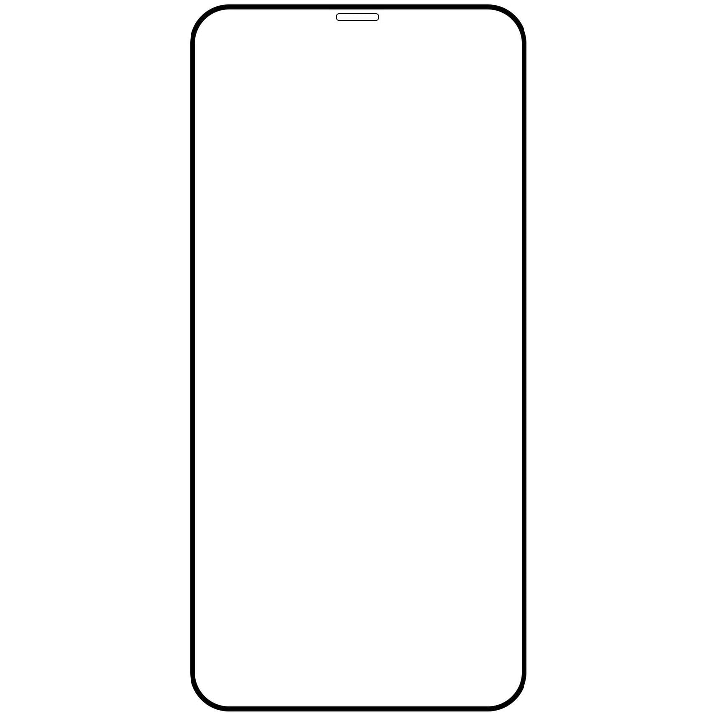 Защитен екранен протектор Veason PRO за Apple iPhone 12 Pro Max, Защитно стъкло, пълно залепване, 6D, черен