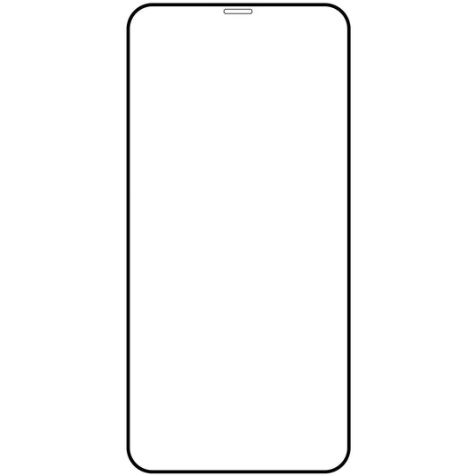 Защитен екранен протектор Veason PRO за Apple iPhone 12 Pro Max, Защитно стъкло, пълно залепване, 6D, черен