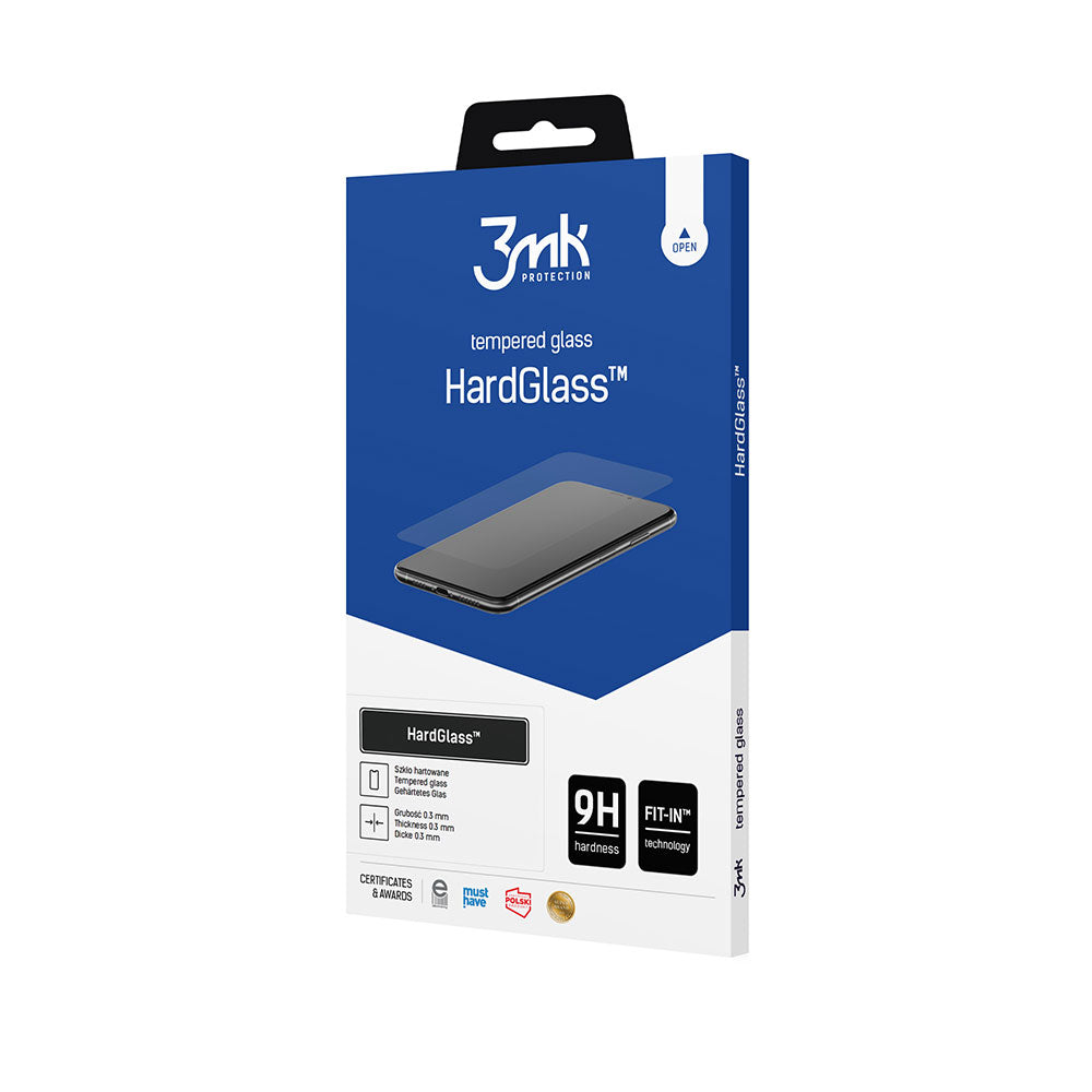 Защитно фолио 3MK HardGlass за Samsung Galaxy S21 FE 5G G990, закалено стъкло, пълно залепване