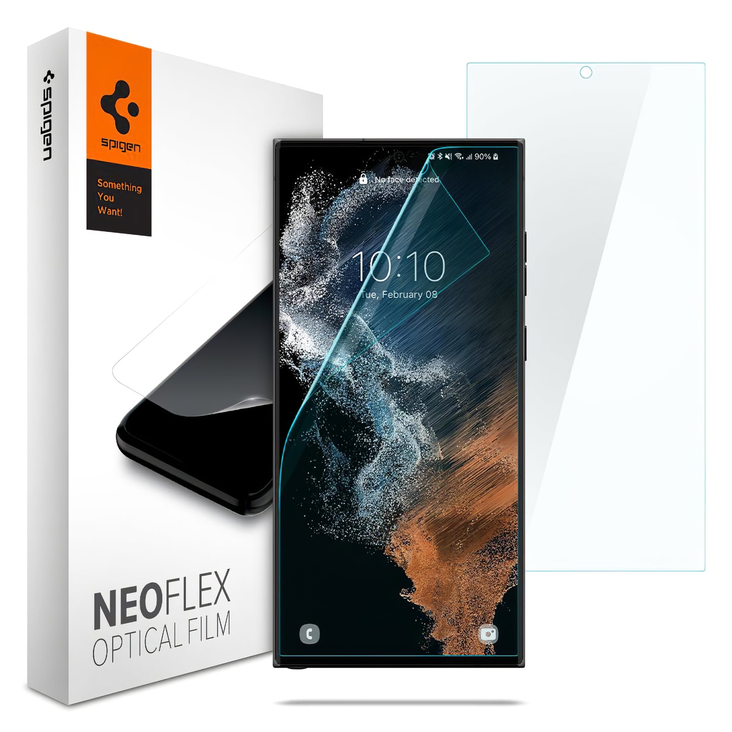 СКРИЙН ПРОТЕКТОР Spigen Neo Flex за Samsung Galaxy S22 Ultra 5G S908, HydroGel, комплект 2 броя AFL04137