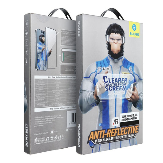 Стъклен протектор за Apple iPhone 16 Pro, стъклен щит, пълно залепване, 5D, черен