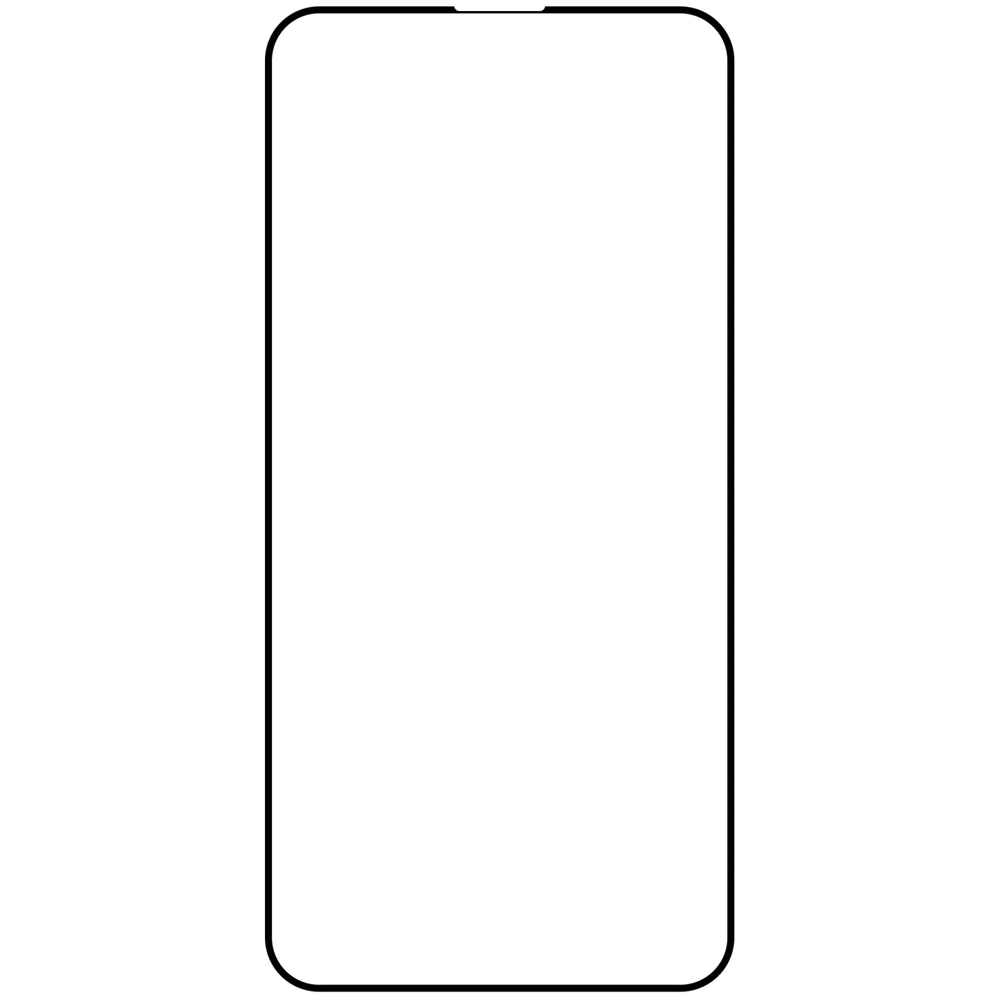 OEM защитно фолио за екран за Apple iPhone 15 Pro Max, закалено стъкло, пълно залепване, комплект от 10 броя, 9D, черно