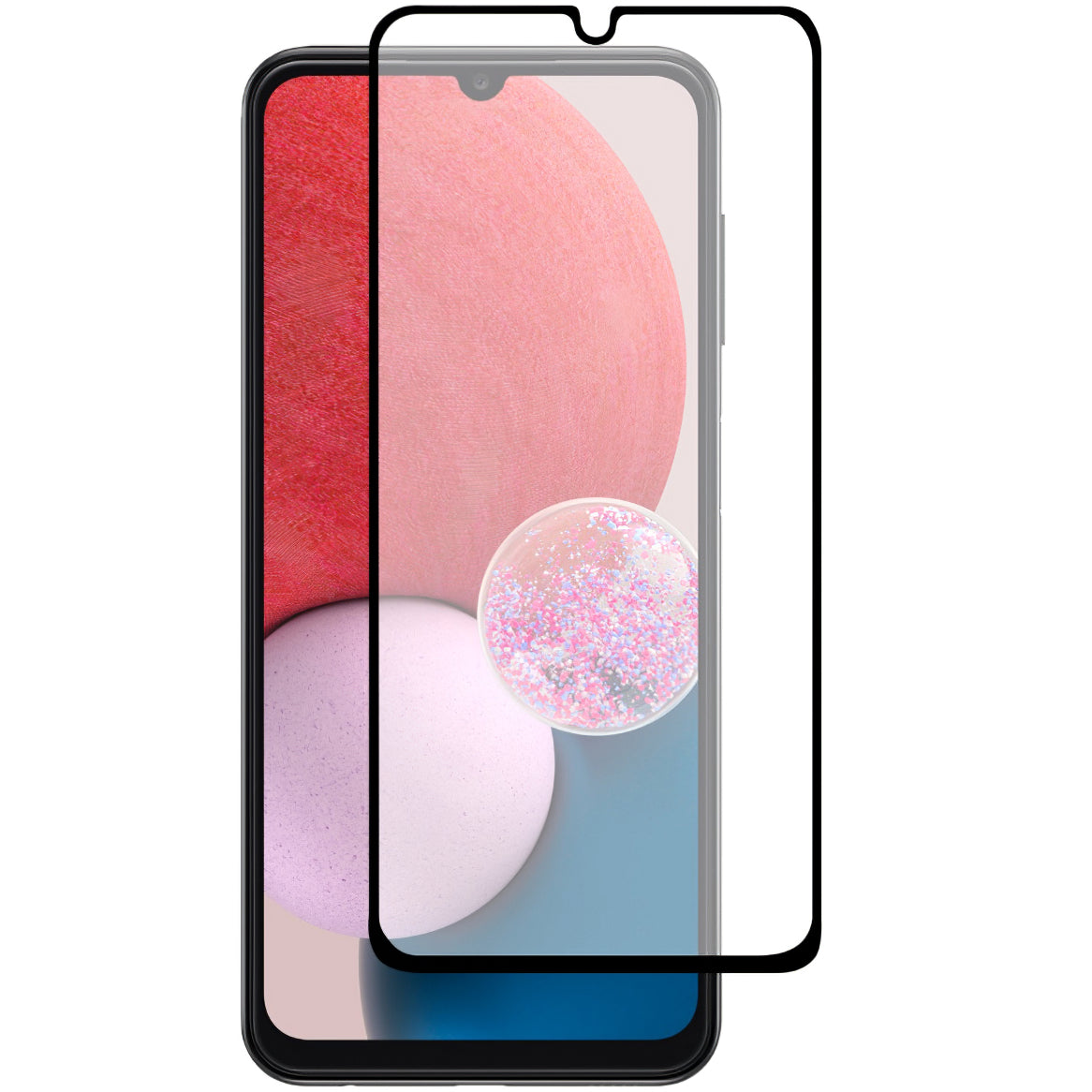 OEM протектор за Samsung Galaxy A15 5G A156 / A15 A155 / A25 A256, стъклен щит, пълно залепване, 9D, черен
