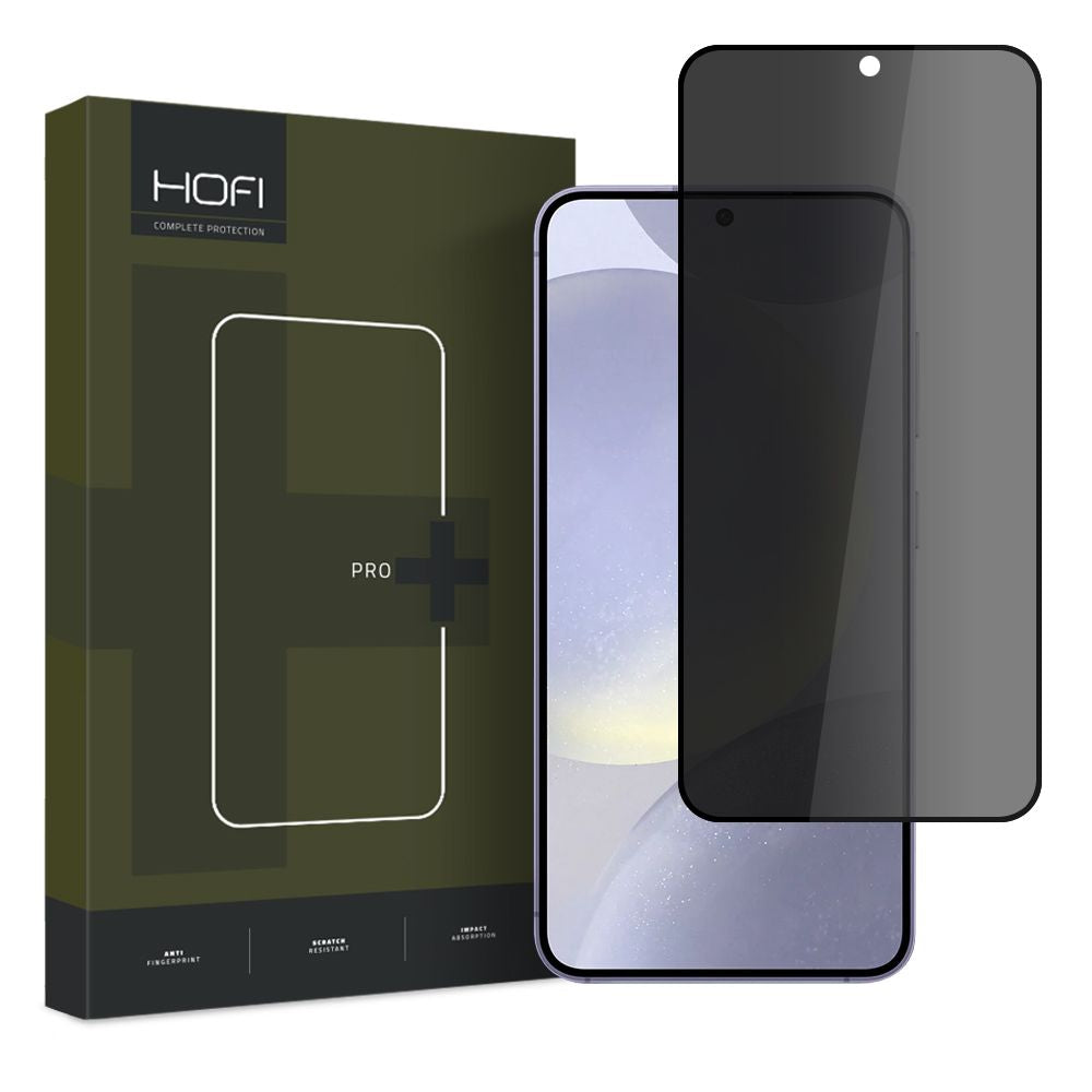 Защитно фолио Privacy HOFI PRO+ за Samsung Galaxy S24 S921, закалено стъкло, Full Glue