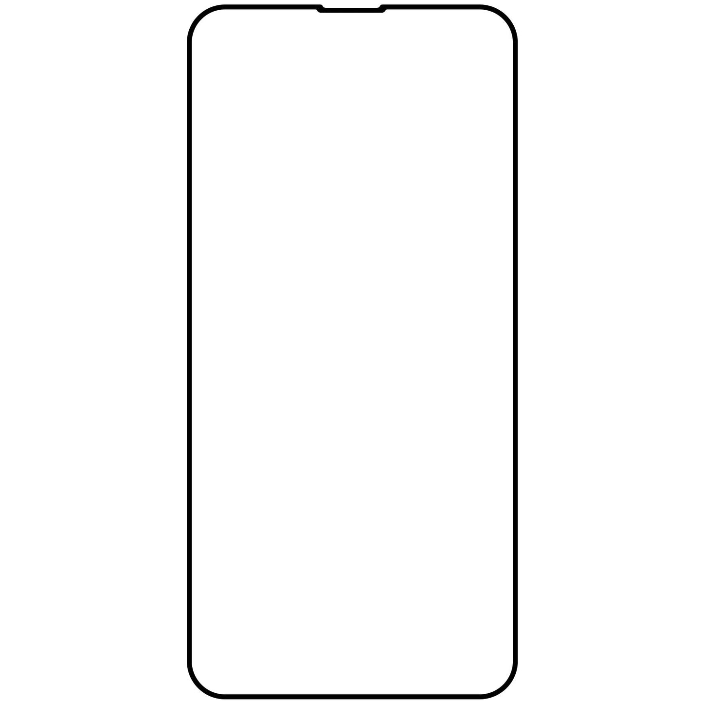 Защитно фолио Veason PRO за екран на Apple iPhone 17e / 16e / 14 / 13 Pro, закалено стъкло, пълно залепване, 6D, черно