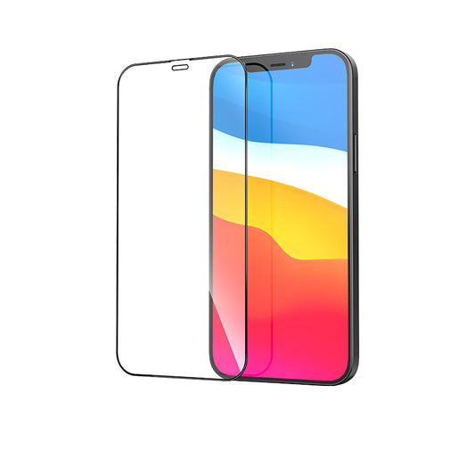 BF3 Borofone BF3 Screen Protector за Apple iPhone 12 Pro Max, със стъклена защита, с пълно лепило, черен