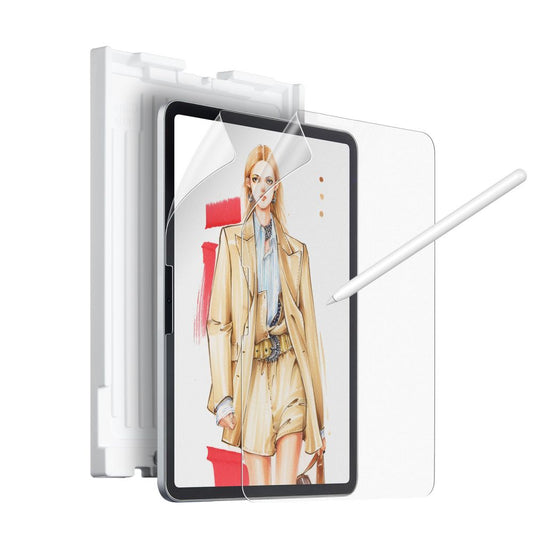 Матирана защитна фолио за екран ESR Paper Feel за Apple iPad Pro 11 (2025) / iPad Pro 11 (2024), пластмаса, комплект 2 броя