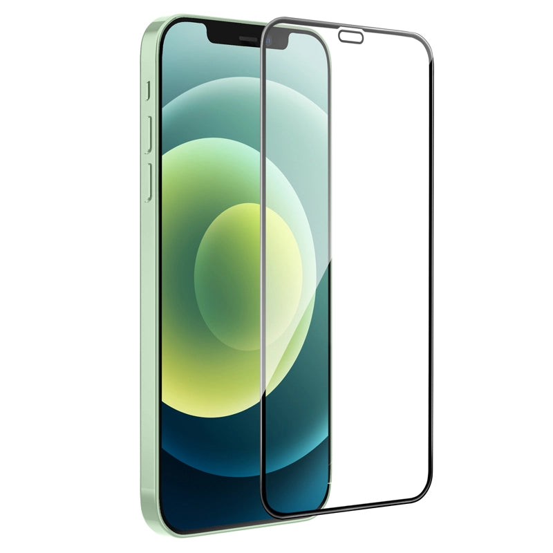 Защитно фолио за екран HOCO G16 за Apple iPhone 12 Pro Max, закалено стъкло, пълно лепило, 5D, черно.