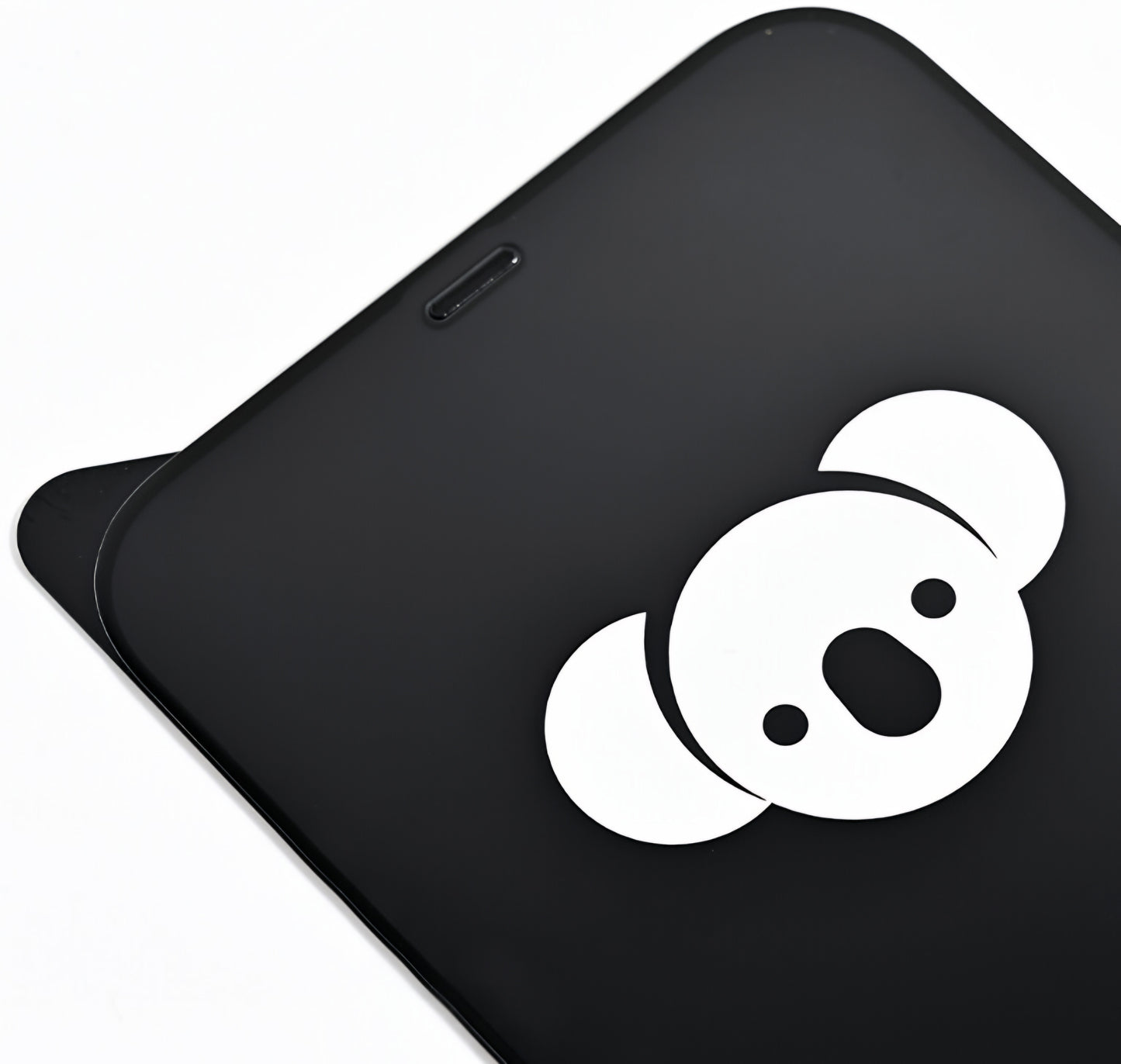 Протектор за екран Bear HD за Apple iPhone 17 Air, закалено стъкло, пълно залепване, черен